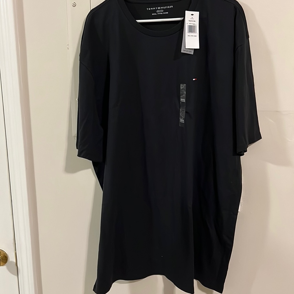 3xl black TOMMY HILFIGER shirt